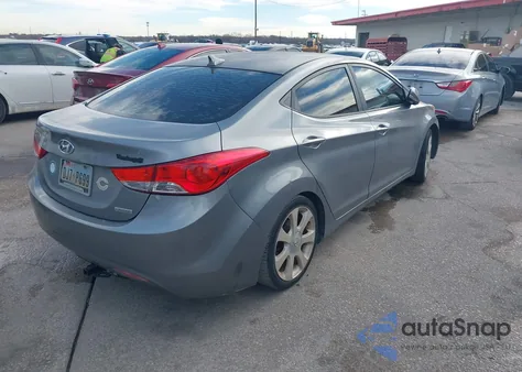 2012 Hyundai Elantra Limited (Ulsan Plant) z USA, uszkodzony, nr VIN KMHDH4AEXCU402323